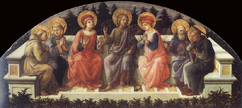 Fra Filippo Lippi Seven Saints oil painting picture